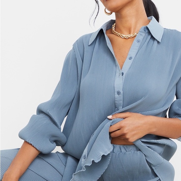 Elegant Blue Women's Matching Set from PrettyLittleThing - Picture 1 of 6